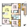 (仮称)D-ROOM前貝塚町INの間取り画像