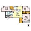 セレスティア東保木間の間取り画像