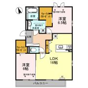 グレースフル華 A棟の間取り画像