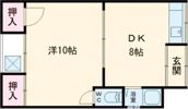 八雲通6丁目ハイツの間取り画像
