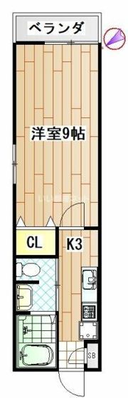グリーンガーネットの間取り画像