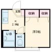 フローラ西新町の間取り画像