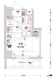 CREST TAPP 川崎港町の間取り画像