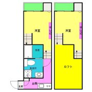エスパシオ フルーレ南大橋の間取り画像