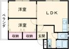 松友第6マンションの間取り画像