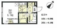 ハーミットクラブハウスソレアードKの間取り画像