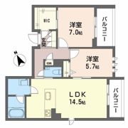 エリーズコート宇宿の間取り画像