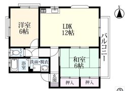 神園リバーハイツの間取り画像