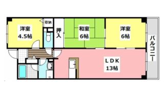クレール舟木の間取り画像