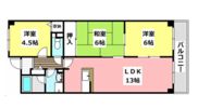 クレール舟木の間取り画像