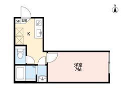 CAROLINA 立川の間取り画像
