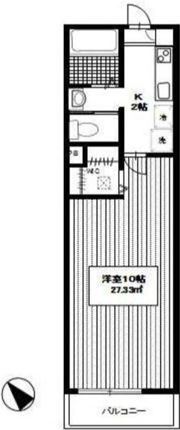 ヴェルドミール玉川学園Ⅱの間取り画像