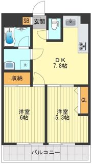 国立クリスタル石川の間取り画像