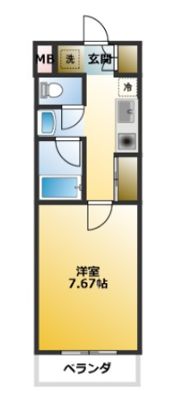 C's Manganji Ⅰの間取り画像