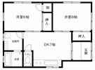 千葉寺町貸家の間取り画像
