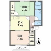ディアス中筋の間取り画像