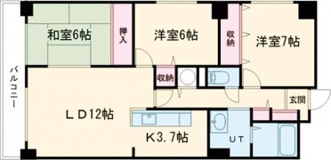 パークサイドブライトネスの間取り画像