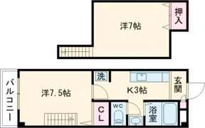 ノワール大原の間取り画像