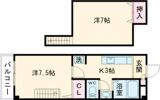 ノワール大原の間取り画像