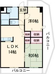 サンパティークの間取り画像