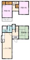東七栄貸家の間取り画像