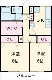 グランドハイツ野上の間取り画像