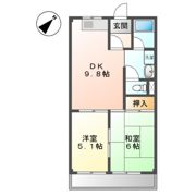 パレスさくらBの間取り画像