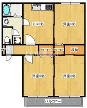 セジュール高崎D棟の間取り画像