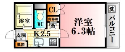 レジデンス白井Ⅰの間取り画像