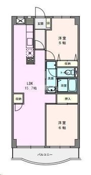 ボヌール秦野Ⅱの間取り画像