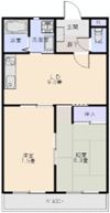 サンハウス東林間の間取り画像
