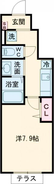 シャトレーヌⅡの間取り画像