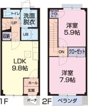 Nest One A棟の間取り画像