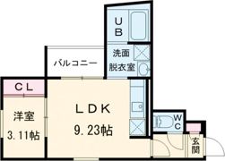 REGALEST初芝の間取り画像