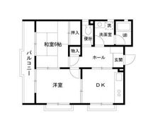 エステート南林間の間取り画像
