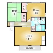 ハピエル福田の間取り画像