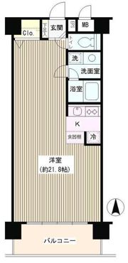 コアシティ中野坂上の間取り画像