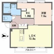 コーポ松浦 D棟の間取り画像