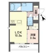 ブルーム ユー 今泉の間取り画像