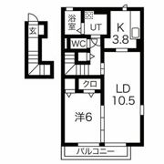 ヴィラージュ桜ガ丘の間取り画像