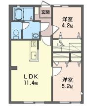 ブルーハイツの間取り画像