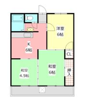 ニューハイツの間取り画像