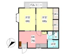 シティコーポ花園の間取り画像