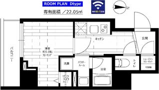 ステージファースト横浜阪東橋の間取り画像
