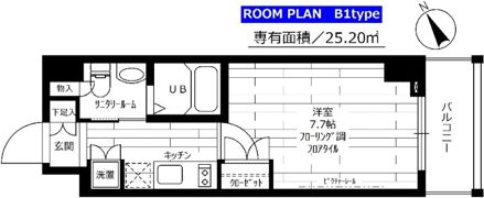 グランドコンシェルジュ南調布の間取り画像