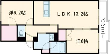イーストフィールドの間取り画像