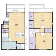 Casa feliz平野東の間取り画像