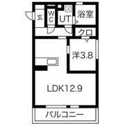 紫陽花ハイツの間取り画像