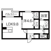 G flat 太閤の間取り画像