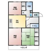 キャッスルハイツ西尾の間取り画像